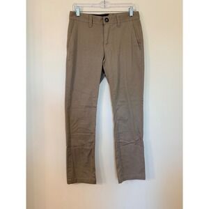 Volcom Frickin Modern Fit Chino Pants Mens 29 Khaki Tan Straight Leg Skate